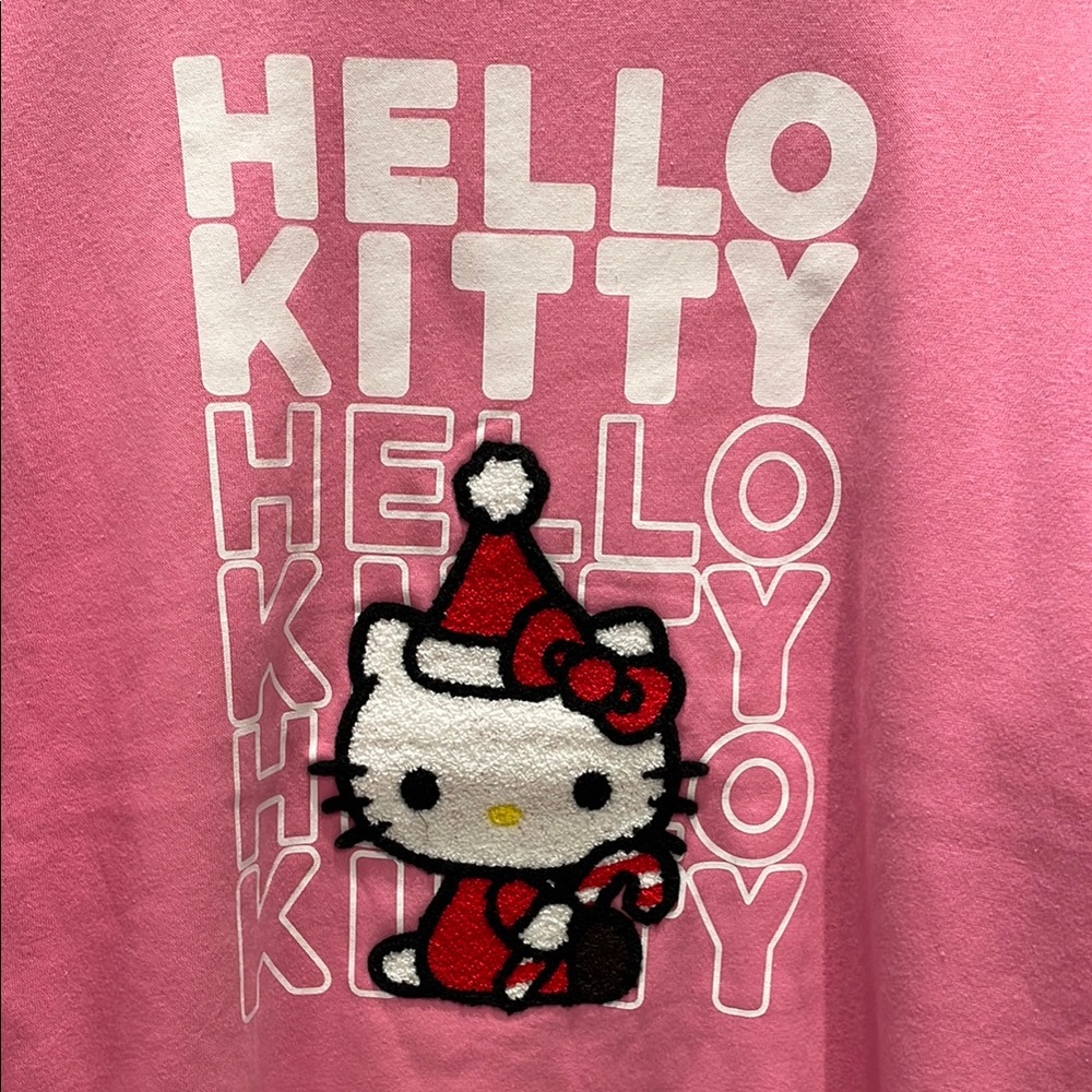 HELLO KITTY Holiday Pink Sweatshirt ๐ - Picture 4 of 6